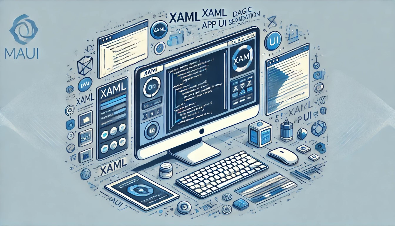 Computer mit XAML-Steuerelementen